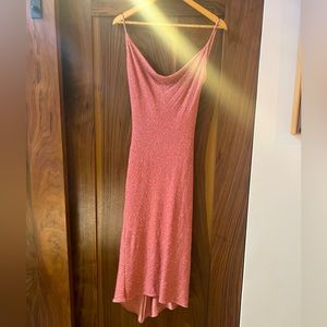 Arden B pink sparkle cocktail dress